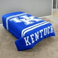 thumbnail image 2 of Kentucky Wildcats Reversible Big Logo Soft and Colorful Comforter, Queen, 2 of 6
