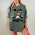 thumbnail image 5 of Jesus The Ultimate Deadlifter T-Shirt – Funny Faith-Based Gym Shirt, Comfort Colors Workout Tee, Gift for Gym Buddy & Deadlifters, 5 of 8