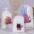 thumbnail image 3 of 8 Unids/Set KPOP BTS BT21 Bolsa De Cosméticos De Viaje Transparente Impermeable Mujeres Almacenamiento De Maquillaje Portátil Artículos De Tocador Para El Hogar Dibujos Animados Elegante, 3 of 4