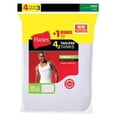 thumbnail image 3 of Hanes Men's White Tanks Ashirts 8-Pack ComfortSoft Tagless 100% Cotton Large, 3 of 3