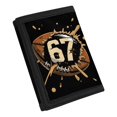 thumbnail image 2 of Chririnla Rugby Number 67 Youth Wallet Lightweight Trifold Money Organizer for Daily Use, Polyester Slim Zipper Wallet for Outdoor Sports, 2 of 7