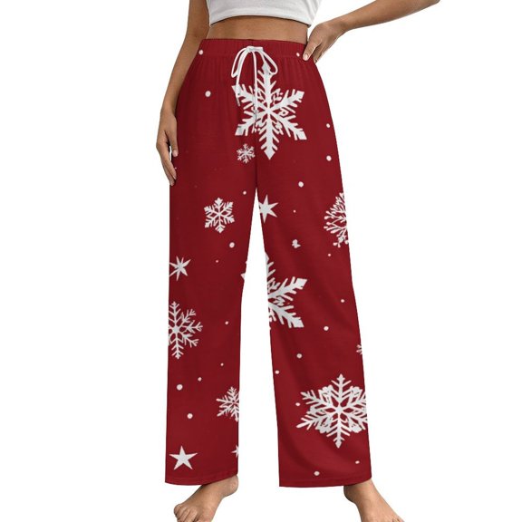 Merry Christmas Pajama Pants Comfortable Elastic Waist Pajamas Fashion Sleepwear Bottoms Plus Size Homewear