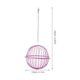 thumbnail image 2 of CRAFTHROU 2Ud Cesta Decorativa Rosa Para Material De Anidación De Pájaros En Exteriores, 2 of 8