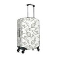 thumbnail image 3 of Kdxio Hand Drawn Rabbit Pattern Luggage Cover for Travel,Elastic and Durable,Fits 18-32 Inch,-No luggage included, 3 of 8