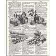 thumbnail image 2 of I Love Wine - Dictionary Art Print Printed On Authentic Vintage Dictionary Book Page - 8 x 10.5, 2 of 3