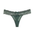 thumbnail image 1 of Braguitas de seda de hielo de cintura baja sexys con espalda descubierta ahuecada y perspectiva cruzada de encaje para ropa interior de mujer, 1 of 5