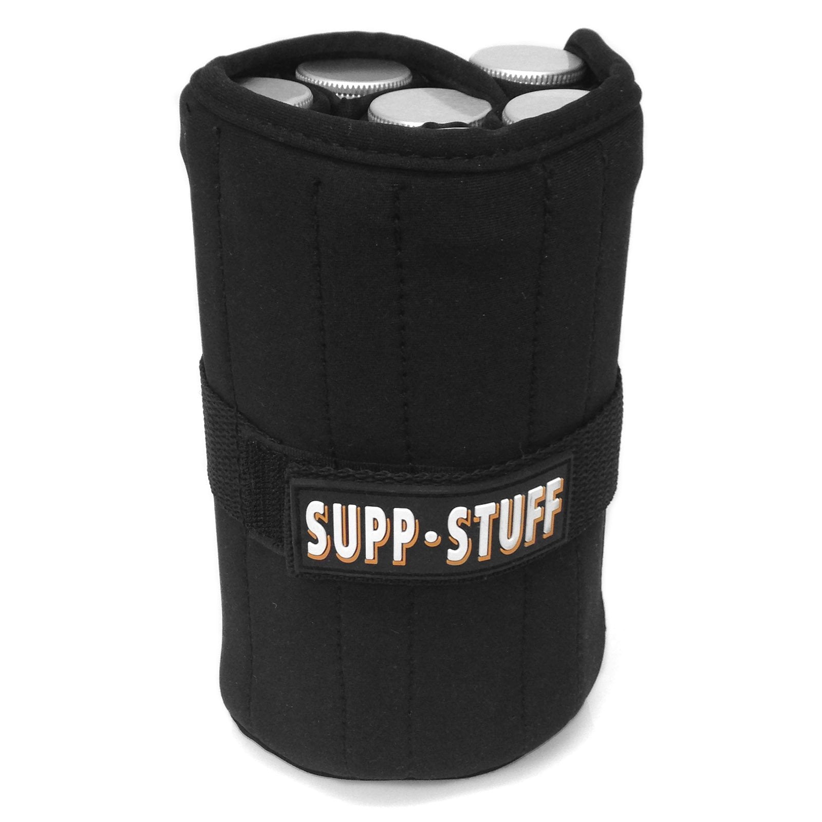 Supp Stuff Powder Supplement Organizer and Travel Case with 7 Powder Tubes and Transport Funnel Included, HSA/FSAPortable Protein Powder Supplement Container by Medcenter