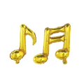 thumbnail image 6 of BalsaCircle 6 Gold Music Notes Mylar Foil Plain Balloons Wedding Graduation Birthday, 6 of 6