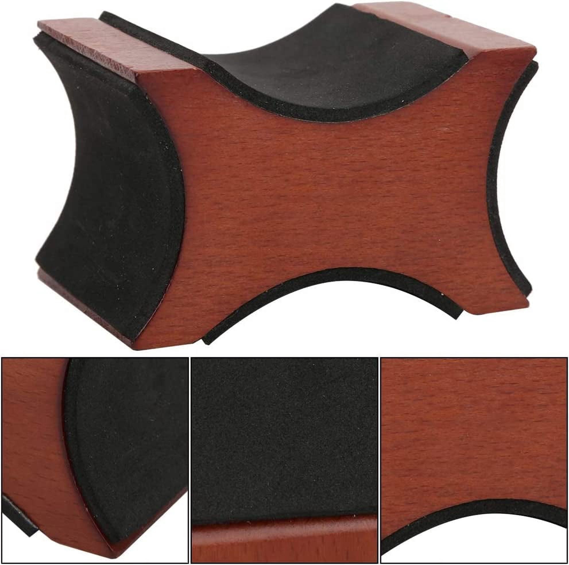 ABCISI Mahogany Neck Rest Support, Universal Desktop Stand Musical Instrument Repair Tool for Acoustic Electric Guitars Repair and Maintenance Support Pad