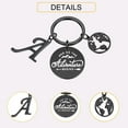 thumbnail image 5 of TURANDOSS Graduation Gifts for Her 2024， Keychain Quote And So The Adventure Begins Map Keychains College Graduation Gifts for Her 202,4, 5 of 6