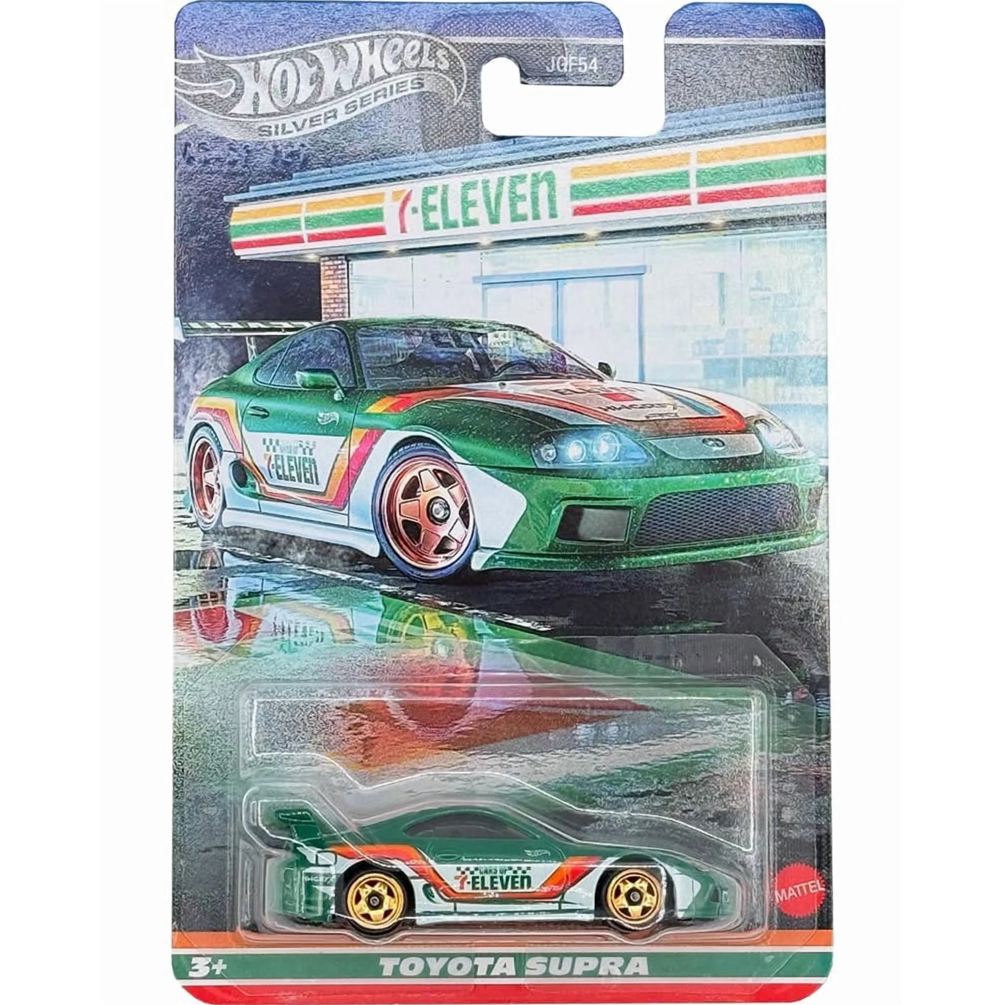 Hot Wheels Silver Series 711 Toyota Supra 7- Eleven Exclusive