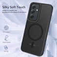 thumbnail image 3 of Funda para teléfono móvil GUAGUA A54, magnética, delgada, negra mate, 3 of 9