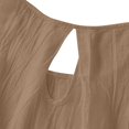 thumbnail image 6 of Bovemsi Women's Cotton Linen Camisole - Solid Color Pleated Sleeveless Vest, Versatile Outer/Inner Wear, Base Layer for Under Clothes, 6 of 7