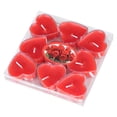 thumbnail image 2 of Une Boîte de 9 Bougies Chauffe-Plat Rouges de Repentance, 9 Bougies Chauffe-Plat en Pvc en Boîte pour la Saint-Valentin, Bougie de Demande en Mariage Exquise en Forme de Cœur, Bougie Plaquée avec Mot Image, Petite Bougie, 2 of 8