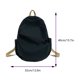 thumbnail image 2 of Mochila Escolar Unisex-Campus-Rucksack, Canvas-Studentenrucksack für Teenager, Studenten (schwarz), 2 of 8