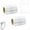 White, variant on Tutuviw 2 Roll Jewelry Price Tag Stickers Roll Rings Tags Glossy Self Adhesive Blank Price Tags, Price Identification Labels for Ring, Necklace, Bracelets, Dolls(Kraft, 500 Labels/Roll)