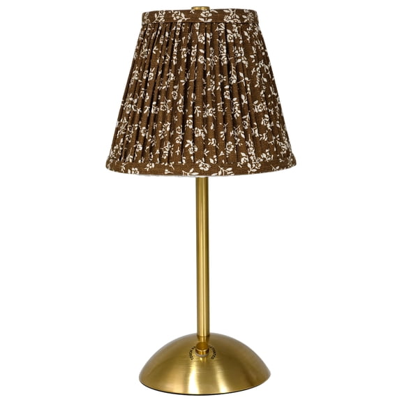 Home Decor Collection Sterling & Noble Home Brown Floral Rechargeable Table Lamp