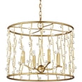 thumbnail image 3 of Currey And Company 9000-1239 Adagio 4 Light 24" Wide Crystal Drum Chandelier -, 3 of 6