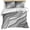 Black, variant on 3 Piece Green Brown Ombre Duvet Cover Set Queen Size,Microfiber Comforter/Quilt Cover with Corner Ties and 2 Pillowcases,Modern Geometric Abstract Aesthetic Cream Soft Bedding with Zipper Closure