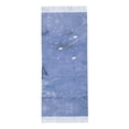 thumbnail image 4 of Women's Fashion Tassel Scarf, Retro Blue Dream Long Shawl, Lightweight and Warm, 4 of 9