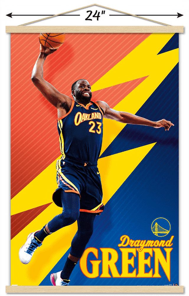 NBA Golden State Warriors - Draymond Green 21 Wall Poster with Magnetic Frame, 22.375" x 34"
