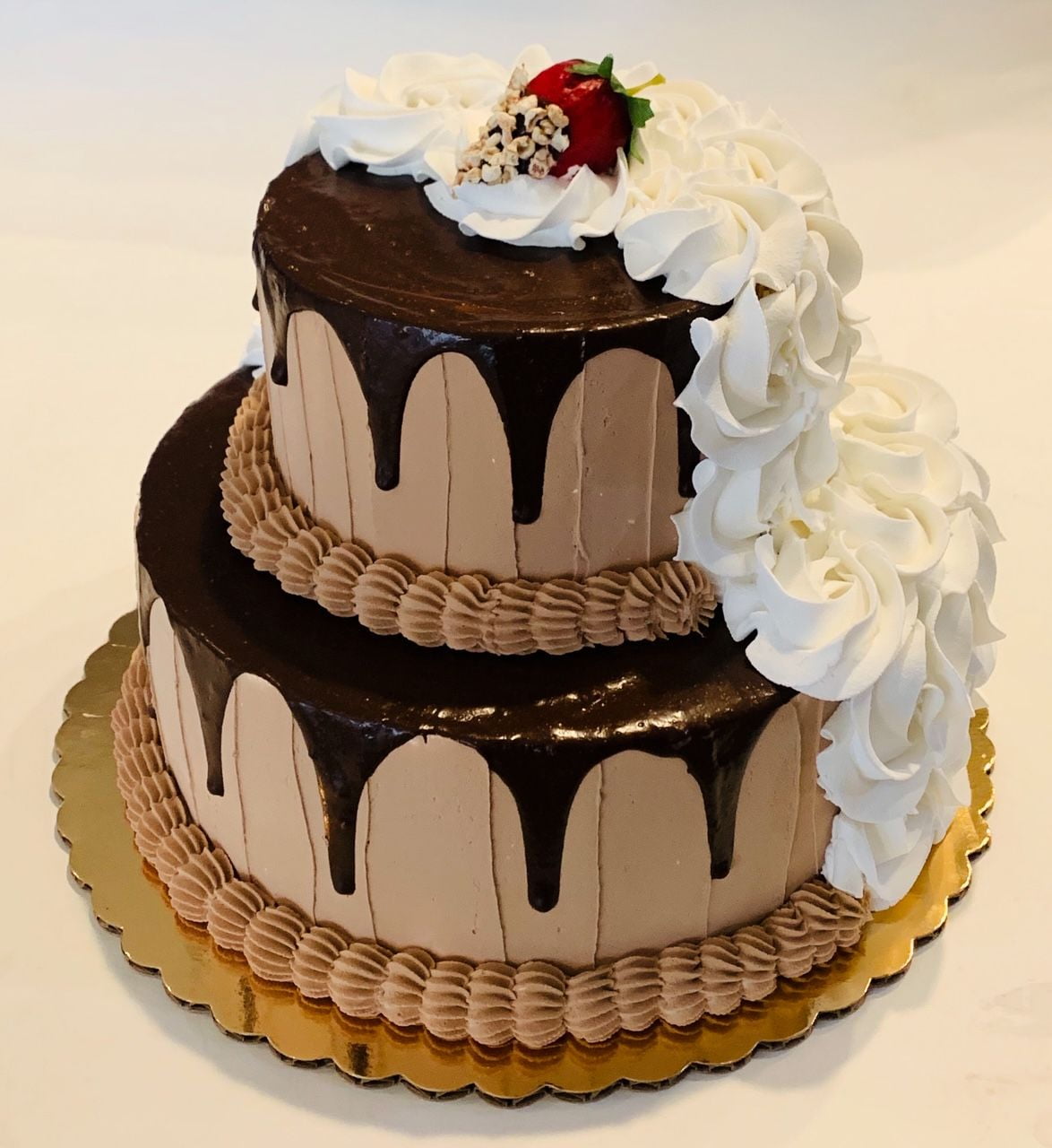 Fake Cake Two Tier Half Half Cake Chocolate Drizzle White Rosette Prop Decoration Dezicakes Walmart Com Walmart Com Fake Cake Two Tier Half Half Cake Chocolate Drizzle White Rosette Prop Decoration Dezicakes Walmart Com Walmart Com