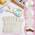 thumbnail image 4 of 1 Set 10Pcs 7 x 3.5 Inch Wooden Rabbit Cutouts Unfinished Wood Easter Animal Shaped Slices Blank Wood Embellishment for DIY Arts Project Crafts Painting Home Party Favor Decoration Holiday Supplies, 4 of 5