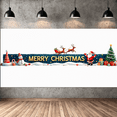 thumbnail image 5 of Festive Design Merry Christmas Santa Claus Snowman Holiday Banner for Christmas Party Decorations Winter Celebration, 5 of 9