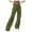 Green-81, variant on REALiKUN Women's Corduroy Loose Mid Rise Pant Casual Fall Straight Leg Elastic Waist Pants with Pockets Brown 3XL