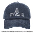 thumbnail image 2 of Gorra de béisbol lisa lavada Gorra de béisbol de algodón Gorra de sol de color sólido ajustable Perfil bajo transpirable para deportes al aire libre, 2 of 9