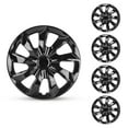 thumbnail image 2 of Winjet 15" Wheel Covers & Hub Caps ABS Polycarbonate Lacquer Black,4 Pack, 2 of 9