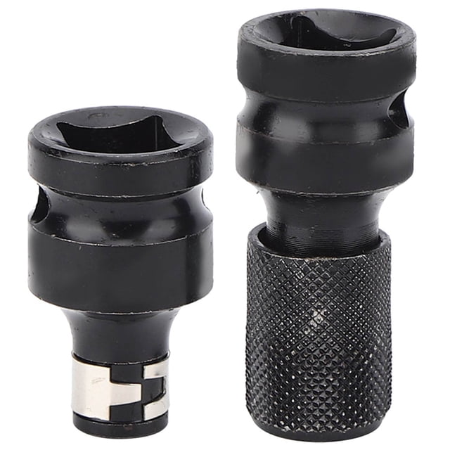 Kit de conversión de mandril de vástago hexagonal con llave de 1/2 a 1/4 de pulgada Adaptador de cambio de dado cuadrado