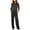 Dark Gray, variant on yillto Women's Set 2 Piece 3/4 Sleeve Tops and Wide Leg Lounge Pant Sweatsuit Fall Casual Outfits