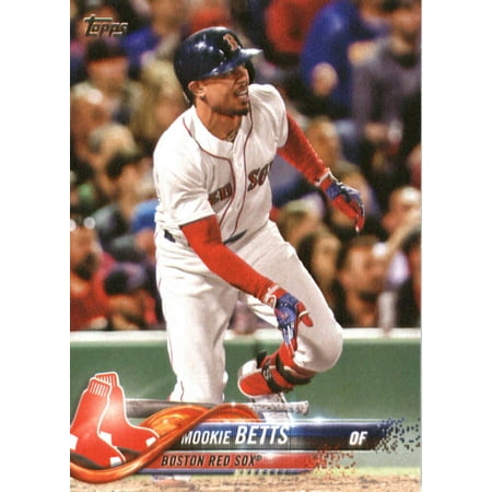 - 2018 Topps #140 Mookie Betts Boston Red Sox Baseball Card