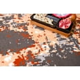 thumbnail image 2 of Furnish My Place Indoor Distressed Vintage Faded Rug with Jute Backing - 7 ft. 8 in. x 11 ft., Dark Grey, Abstract, Area Rug for Living Room, Bedroom, Hallway, 2 of 9