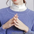 thumbnail image 4 of LoudSung Fake Collar Detachable Half Shirt Blouse False Collar Hollow Floral Lace Dickey Collar Elegant for Women Girls, 4 of 7