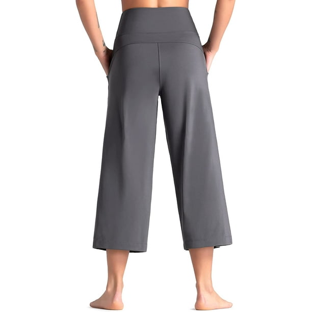 Women's Savvi High Waist Capri Yoga Pants Size S Small Athletic Purple  #1118