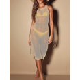 thumbnail image 2 of Cache-maillots au Crochet pour Femmes, Robe de Plage Tricotée, Tenue de Plage d'Été, 2 of 4