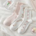 thumbnail image 2 of Calcetines bonitos para mujer, calcetines escolares transpirables de encaje suave, volantes de frutas, dibujos animados para el día de la madre, regalos de Navidad o relleno de medias, 2 of 5