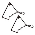 thumbnail image 1 of Achla Designs B-37-2 Bracket, Wall Plate Holder, Large-2 Pack, Roman Bronze, 1 of 3
