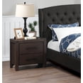 thumbnail image 2 of Dtwnek Solidwood Bedroom Nightstand with 2 Drawers Bed Side Table, 2 of 6