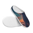 thumbnail image 3 of Lsque Starry Sky Cloud Puppy Pattern Womens Comfort Cotton on Scuff With Memory Foam and Anti-skid Sole Slipper-40/41, 3 of 7