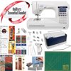 Juki HZL-F400 Exceed Series - Full Sized Computer Sewing Quilting Machine w/ Quilters essential Bundle