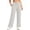*White, variant on Women's Drawstring Split Hem Pants,UPF 50+ Trousers For Women,Ladies Ice Silk Workout Pants with Pockets,White,S-2XL