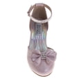 thumbnail image 5 of Badgley Mischka Girls Dress Shoes (Little Kids, Sizes 12–4), Pink, Size: 2, 5 of 7