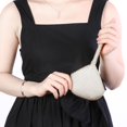 thumbnail image 4 of Embrague Mujer Metal Noche Moda Rhinestone Monedero Bolso Plata 3pcs, 4 of 5