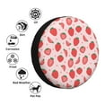thumbnail image 4 of Naloa Strawberry PVC Leather Spare Tire Wheel Cover for Car Truck SUV Camper Trailer Universal Fit many size17 inch, 4 of 6