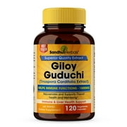 Sandhu Herbals Giloy Guduchi (Tinospora Cordifolia) Capsules 120 Ct