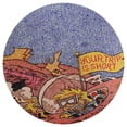 thumbnail image 3 of Phish Your Trip Is Short Round Carpet Circle Rug Outdoor Patio Area Rug Washable Large Area Rugs Hallway Room Decor Fitness Mats, 3 of 8