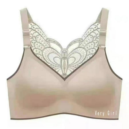 

Spree Clip Down Deep V Neck Push Up Bra Seamless Wireless Solid Bra Fitness Bras Underwear